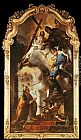 Giovanni Battista Tiepolo Famous Paintings - Pope St Clement Adoring the Trinity